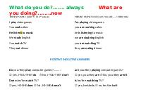 SCHEMA PRESENT SIMPLE _VS_PRESENT CONTINUOUS