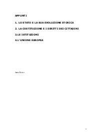 Riassunto EDUCAZIONE CIVICA - maturità