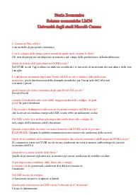 Storia Economica - Scienze economiche LM56 - Università degli studi Niccolò Cusano.