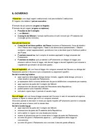 Il Governo - DIRITTO - SCUOLA SUPERIORE
