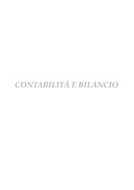 Contabiltà e Bilancio riassunti completi
