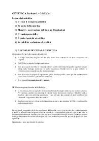 Appunti di genetica