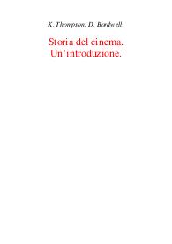 Storia del cinema. Un'introduzione - Kristin Thompson; David Bordwell