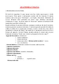 Appunti di anatomia umana per infermieristica