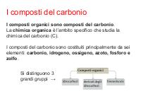 i composti del carbonio in PDF