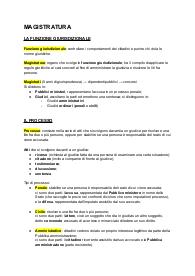 La Magistratura - DIRITTO - SCUOLA SUPERIORE