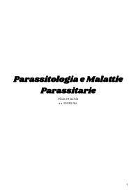 Dispensa parassitologia e malattie parassitarie