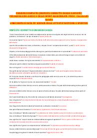 Paniere completo pedagogia del gioco e dello sport aggiornato 2023