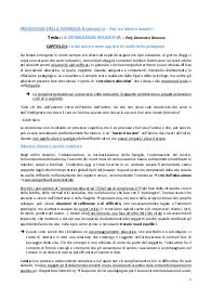 Pedagogia della famiglia (II semestre)