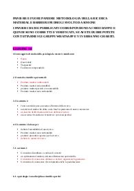 PANIERE E FUORI PANIERE METODOLOGIA DELLA RICERCA MATERIALE BARBIERI E PEDROLI.