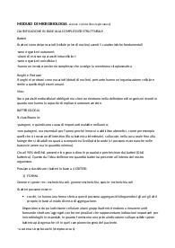 Appunti di Microbiologia completi