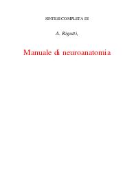 Manuale di neuroanatomia