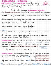 Appunti di Analisi I: successioni e limiti