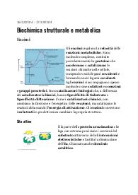 Appunti/Dispense Biochimica 7.0 "ENZIMI"