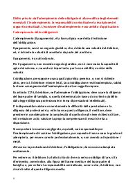 Diritto privato: regime delle obbligazioni, responsabilità contrattuale e inadempimento.