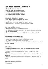 Domande d'esame di Chimica 3