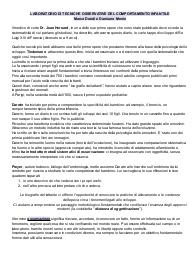 LABORATORIO DI TECNICHE OSSERVATIVE DEL COMPORTAMENTO INFANTILE, UNIFE