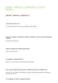 Risposte Eipass 7 Moduli completo di tutti i moduli dal 1 al 7. Super aggiornato e completo con Extra. In ordi