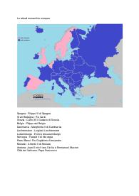 Le attuali monarchie europee