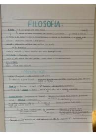 appunti filosofia, terza superiore