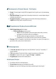 Endocrinologia - The female gonads