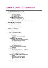 Appunti di Introduzione all'Economia