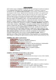 Goldoni, Afieri, Parini, Foscolo