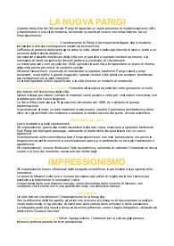 Riassunto Maturità: Impressionismo