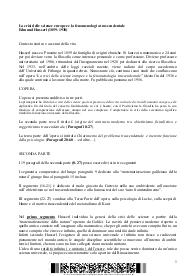 La crisi delle scienze europee e la fenomenologia trascendentale Edmund Husserl (1859-1938)