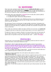 Riassunti - dal Sofismo a Platone