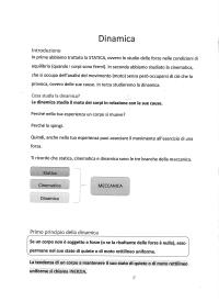 Appunti di Dinamica completi