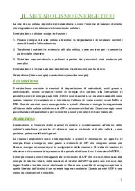 il metabolismo energetico | chimica organica