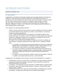 riassunto delle lezioni di 5° di scienze motorie - scuola superiore