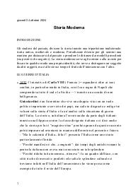 Storia MODERNA appunti integrali UNITO