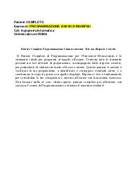 Paniere Completo Programmazione Unimercatorum: Test con Risposte Corrette