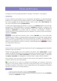 Appunti di embriologia - Medicina UniVR