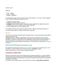 Appunti completi Anatomia umana sull’apparato muscolo scheletrico