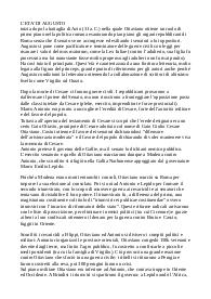 Appunti di letteratura latina su Virgilio e l'Età augustea