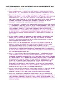 Domande e concetti Social Media Marketing