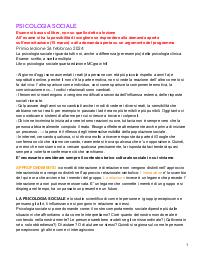 Appunti di psicologia sociale :)