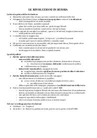 Le rivoluzioni in Russia