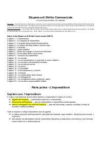 Dispensa completa di Diritto Commerciale (30013, Bocconi)