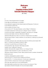 Storia greca - 12 cfu - Linguistica moderna LM-39 - Università Telematica Unipegaso