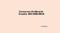 Esempio lezione simulata secondaria