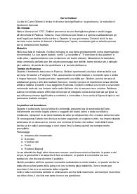 Riassunti goldoni