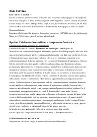 Appunti su Calvino