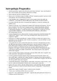Appunti di Antropologia filosofia, Lupo, Unical