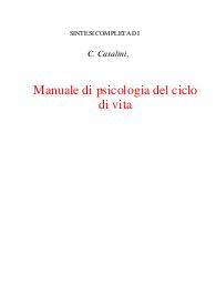 Manuale di psicologia del ciclo di vita