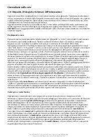 riassunto giornalismi nella rete