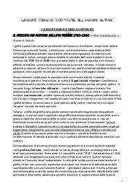 Lasciar traccia. Scritture del mondo Alpino